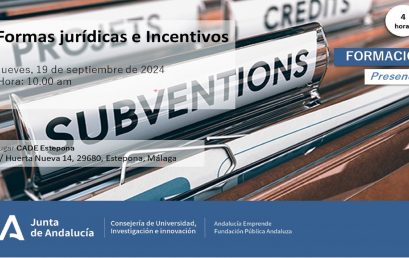 Formas jurídicas e incentivos