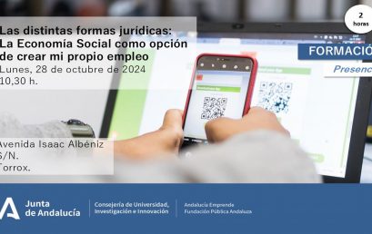 Las distintas formas jurídicas: La Economía Social como opción de crear mi propio empleo