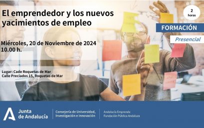 El Emprendedor y los nuevos yacimientos de Empleo