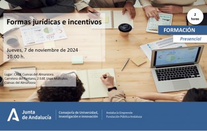 Formas jurídicas e incentivos.