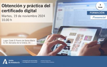 Obtención y práctica del Certificado Digital