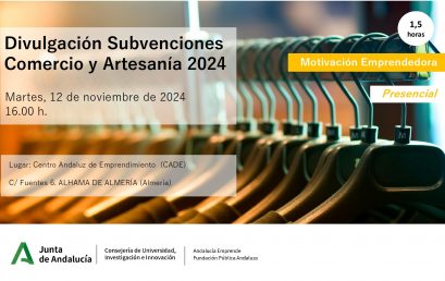 Divulgación Subvenciones Comercio y Artesanía 2024