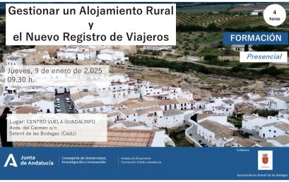 Gestionar un alojamiento rural y el nuevo registro de viajeros