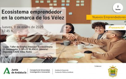 Ecosistema emprendedor en la comarca de Los Vélez.